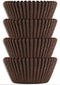 #4 Brown Glassine Paper Candy Cups - Chocolate Peanut Butter Baking Liners (2000)