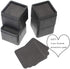 Muhome Stackable Bed and Furniture Risers 3 Inch Heavy Duty Bed Lifts for Sofa Couch Chair Table Additional 3 or 6 Inch Height or Storage Black