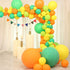 142Pcs DIY Balloon Garland Arch Kit with Green Balloons,Orange balloons,Yellow Balloons for Baby shower Bridal Shower Prom Wedding Graduation Birthday Party Decorations