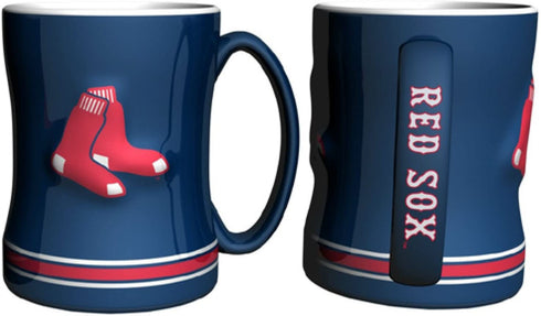 MLB Boston Red Sox Sculpted Relief Mug, 14-ounce