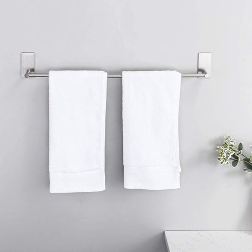 KES Towel Bar for Bathroom 24-Inch Self Adhesive Towel Bar No Drill Sticky on Towel Holder SUS304 Stainless Steel Rustproof Brushed Finish, A7000S60B-2