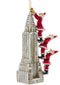 Kurt Adler J9006 Santa Climbing Chrysler Building Ornament, 5-inch High, Polyresin