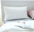 CAWANFLY Pom Pom Fringe Pillow Cases, Tassel Sham Set King Size Bedding Pillow Covers, 20x36inches, Set of 2 (White)