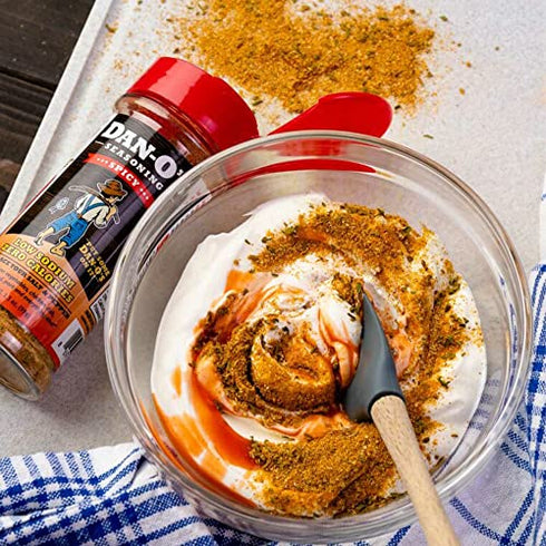 Dan-O's Spicy Seasoning | All Natural | Sugar Free | Keto | All Purpose Seasonings | Vegetable Seasoning | Meat Seasoning | Low Sodium Seasoning | Cooking Spices |1 Pack (3.5 Ounce)