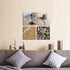 Wieco Art Romantic Beach Theme 4 Piece Modern Giclee Artwork Sea Beach Ocean Canvas Prints Contemporary Abstract Seascape Pictures Paintings on Canvas Wall Art for Bedroom Home Decorations
