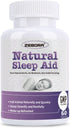 Sleep Aid, Natural Herb Sleeping Pill for Adults, Faster Absorption Dissolve Tablets Easy to Take, Maximum Strength Supplement, Helps Sleep Better & Wake Up Restored