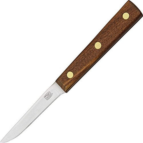 Chicago Cutlery Walnut 3 Inch Paring and Boning Knife with Slant Tip Design for Optimum Sharpness | Classic Style | Stainless Steel Resists Rust, Stains, and Pitting