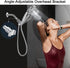 JDO High Pressure Handheld Shower Head, 6 Spray Settings Shower Head with Handheld, 4.3" High Flow Hand Held Shower head Set with Stainless Steel Hose and Adjustable Bracket (Chrome)
