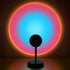 Sunset Lamp, Sunset Projector Lamp 10W LED Sunset Light Night Light 180 Degree Rotation Romantic Rainbow Light USB Charging for Bedroom Party Home Decor, Rainbow