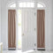 PONY DANCE Sidelight Door Panel - Glazed French Door Curtain Premium Blackout Window Drapes for Easy Installation Including Bonus Tieback, 25 Wide x 72 Long inch, Coffee Brown, 1PC