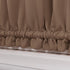 PONY DANCE Sidelight Door Panel - Glazed French Door Curtain Premium Blackout Window Drapes for Easy Installation Including Bonus Tieback, 25 Wide x 72 Long inch, Coffee Brown, 1PC