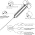 Marinade Injector Syringe and Brushes Set, Meat Injector Syringe with 3 Professional Marinade Injector Needles, Creates Tender Meat & Poultry Flavors, for BBQ Grill Smoker & Turkey & Brisket