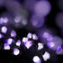 Decorative String Lights, Fluorite Amethyst String Lights Natural Crystal Light 10 ft 30 LEDs Fairy String Light Dreamy Crystal Decoration with USB and Battery Powered for Bedroom (Purple Amethyst)