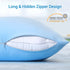 LUXEAR Cooling Pillowcases, Ultra Cool Pillow Cases with Stretch Japanese Q-max 0.55 Arc-Chill Cooling Fiber, Anti-Static Standard & Queen Size Cold Pillowcases for Hair Skin Night Sweat Hot Sleeper