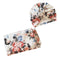 KESYOO 1 Pack Baby Swaddle Blanket with Newborn Beanie Hat Cotton Floral Receiving Blanket Wrap Bow Headband for Boy Girl