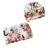 KESYOO 1 Pack Baby Swaddle Blanket with Newborn Beanie Hat Cotton Floral Receiving Blanket Wrap Bow Headband for Boy Girl