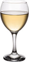 Red Co. Set of 4 Classic Glass 8.75 fl oz Stemmed All-Purpose White Wine Goblets, Clear