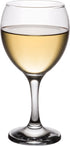 Red Co. Set of 4 Classic Glass 8.75 fl oz Stemmed All-Purpose White Wine Goblets, Clear