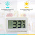 6 Pack Digital Refrigerator Thermometer, Waterproof Freezer Room Thermometer,High Precision Fridge Alarm Thermometer with Hook for Kitchen Home,°C/°F Convertible