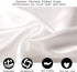 Adubor 100% Mulberry Silk Pillowcase for Hair and Skin with Hidden Zipper, Both Side 23 Momme Silk, 900 Thread Count (20x26inch, Standard Size, Ivory White, 1pc)