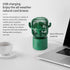 Personal Fan Small Desktop USB Desk Fan, Cactus Mini Handheld Table Rechargeable 80 Degree Auto Rotation Portable Fans, 3 Speeds Strong Wind, Quiet Operation Fan for Room Home Office Outdoor Travel