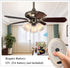 35T Ceiling Fan Remote Control Replacement of Harbor Breeze Allen Roth FAN35T1 L3HFAN35T1 FAN-35T FAN-11T L3HFAN35T (Just Remote Control)