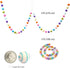 Glaciart One Felt Ball Garland - Fun Party Decorations for Easter, Spring & Birthdays - Home Decor for Living Room, Bedroom, Baby Room - 100% Natural Wool Pom Poms with Cotton String - 9 Ft.