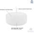Royal Imports Floating disc Candles for Wedding, Birthday, Holiday & Home Decoration, 2 Inch, White Wax, Set of 36