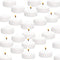 Royal Imports Floating disc Candles for Wedding, Birthday, Holiday & Home Decoration, 2 Inch, White Wax, Set of 36