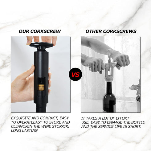 Wine opener with foil cutter no need charge labor saving opener wine Manual corkscrew wing corkscrew