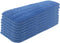 Set of 8 Microfiber Spray Mop Replacement Heads for Wet/Dry Mops Reusable Replacement Refills Fits for Floor Care System - Blue