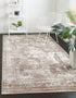 Unique Loom Sofia Collection Traditional Vintage Beige Area Rug (2' x 3' )