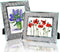 SixCivet Picture Frames,4x6 Glass Picture Frames,Set of 2 Picture Frames Fit Photo 4 by 6 Inch for Tabletop Display