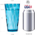 US Acrylic Optix 20-ounce Plastic Tumblers | set of 8 in Jewel Tone Colors