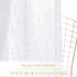 RYB HOME White Curtains for Bedroom - Linen Textured Semi Sheer Curtains Privacy for Bedroom Bathroom Kitchen Dining Office Window, 52 Wide x 45 inches Long, 2 Pcs