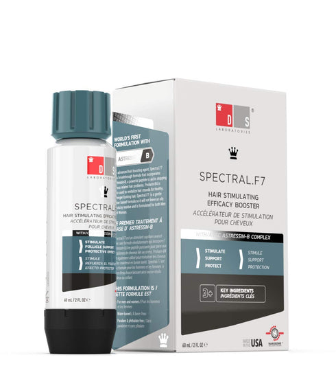 Spectral.F7 Hair Serum Booster for Men and Women by DS Laboratories - Serum to Support Hair Growth, Stress Induced Hair Thinning, Pair with Hair Growth Serums for Added Efficacy (2 fl oz)