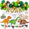 Dinosaur Party Decorations, Dinosaur Birthday Party Supplies for Boys Girls, Dino Party Decorations with Jurassic Park Themed, Godzilla T Rex Balloons, ROAR for Kids first, 2, 3, 4 year old (GOLD)