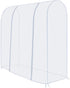 TzBBL Garment Rack Cover, Clothes Garment Rack Cover 5 Ft with Strong Zipper Protective Rail Cover 59" X 20" X 52" (150 X 50 X 133 cm)- Only Cover