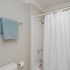 Shower Curtain Rod Tension No Drill, Spring Tension Rod for Windows, Stainless Steel Curtain Rod Adjustable 26-47 Inches, Tension Shower Rod for Bathroom, Kitchen, Window, Closet, Doorway, White