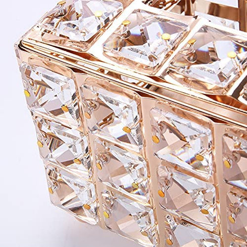 Square Crystal Tissure Box