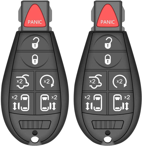 BESTHA for 2008-2015 Chrysler Town and Country 2008-2014 Dodge Grand Caravan Keyless Entry Remote Key Fob Replacement M3N5WY783X IYZ-C01C