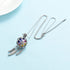 mingkejw Cremation Jewelry Dream Catcher Urn Necklace for Ashes for Women Men Feather Wing Keepsake Memories Ashes Hollow Pendant for Human Pet