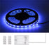 UV Light Strip - iCreating Battery Operated LED Black Light Strip Kit with 6.6FT 2M SMD 3528 IP65 Waterproof Super Bright LED Strip Lights, Battery Case