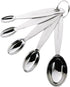 Cuisipro Stainless Steel Measuring Spoon Set Silver, Standard