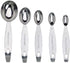Cuisipro Stainless Steel Measuring Spoon Set Silver, Standard
