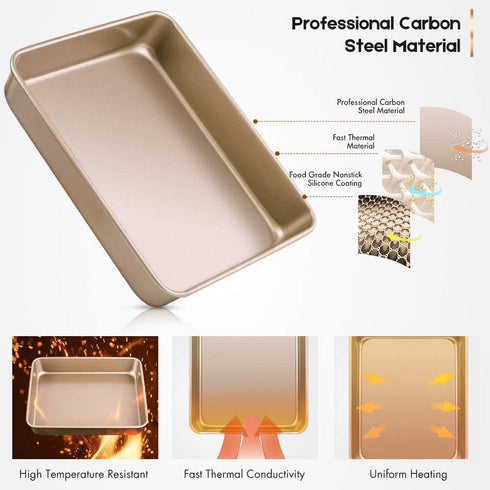 Amagabeli Tray for Oven Baking 9/11/13 Inch Cookie Sheets for Baking Baking Sheets for Oven Roasting Pan Barbeque Grill Pan Jelly Roll Pan