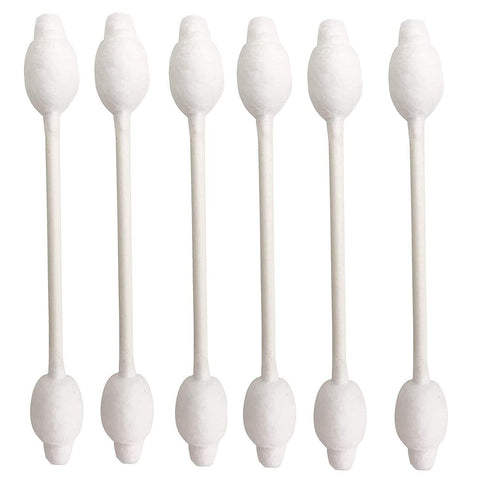 Baby Cotton Swabs, Organic Chlorine-Free Safety Swabs for Kids or Newborn Babies, 100% Biodegradable Gentle Baby Qtips, Cruelty-Free & Hypoallergenic Children Cotton Buds (4 packs of 55 ct. Total 220)