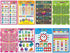 Homievar 15 Educational Math Chart for Kids,Classroom Decoration Banner Math Poster for Elementary and Middle School,5th Grade,Multiplication,Homeschool Supplies,