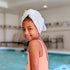Turbie Twist Microfiber Hair Towel Wrap for Women and Men | 2 Pack | Bathroom Essential Accessories | Quick Dry Hair Turban for Drying Curly, Long & Thick Hair (White, White)