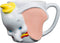 Silver Buffalo Disney Dumbo Face 3D Sculpted Ceramic Mug, 23 Ounces